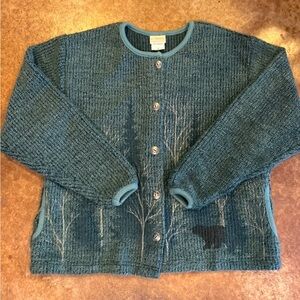 EUC Artisans women’s cardigan with pockets.  size M